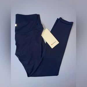 NWT Lululemon Align 25” High-Rise Yoga Leggings True Navy Size 6